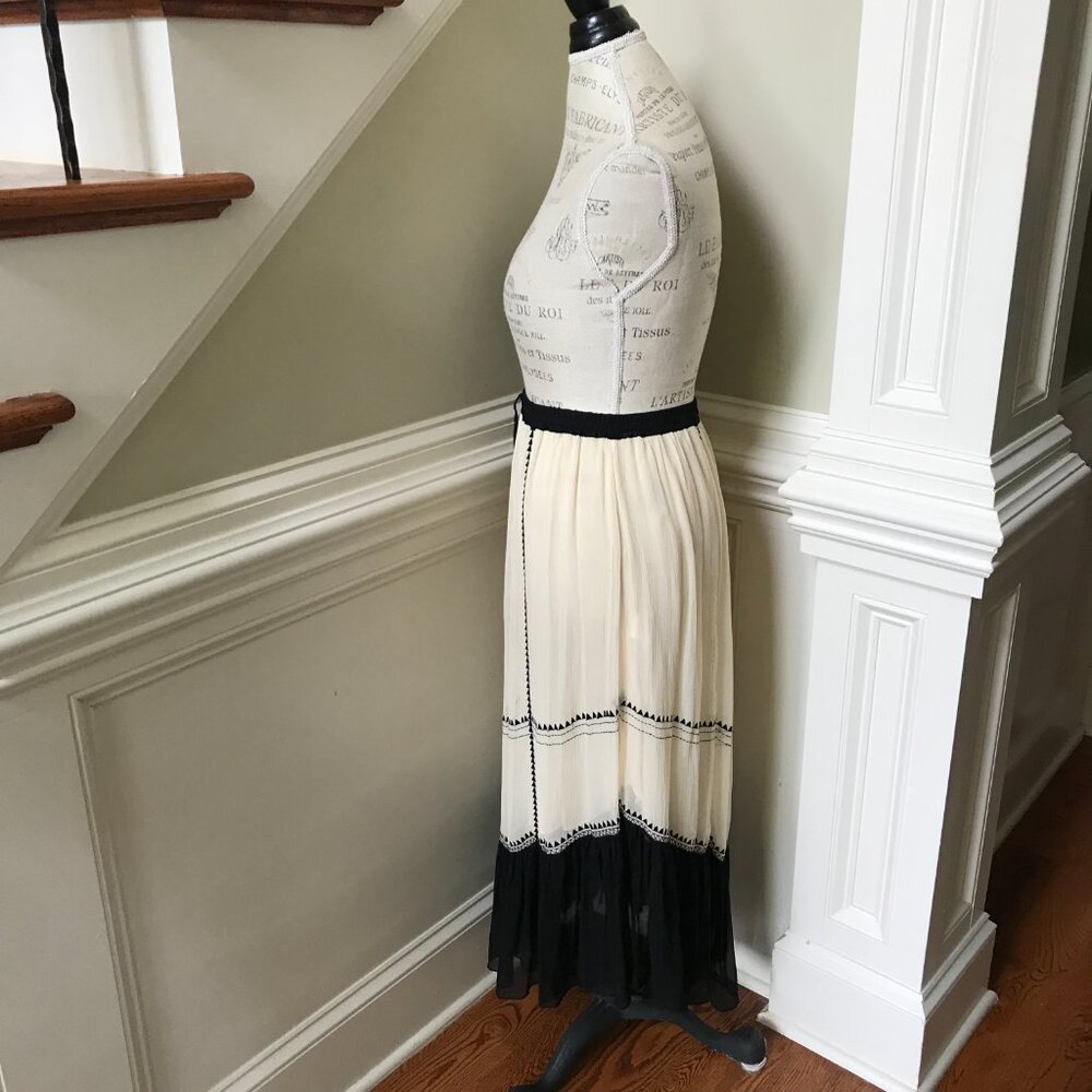 Ulla Johnson Cream and Black Maxi Skirt - Picture 9 of 13